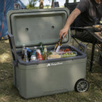 Glacière, 70 litres, avec roues