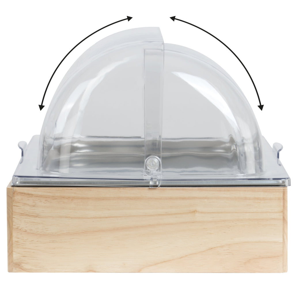 Kühl Servierplatte, 53 x 34 x 27 cm, GN 1/1, inkl. Holzrahmen