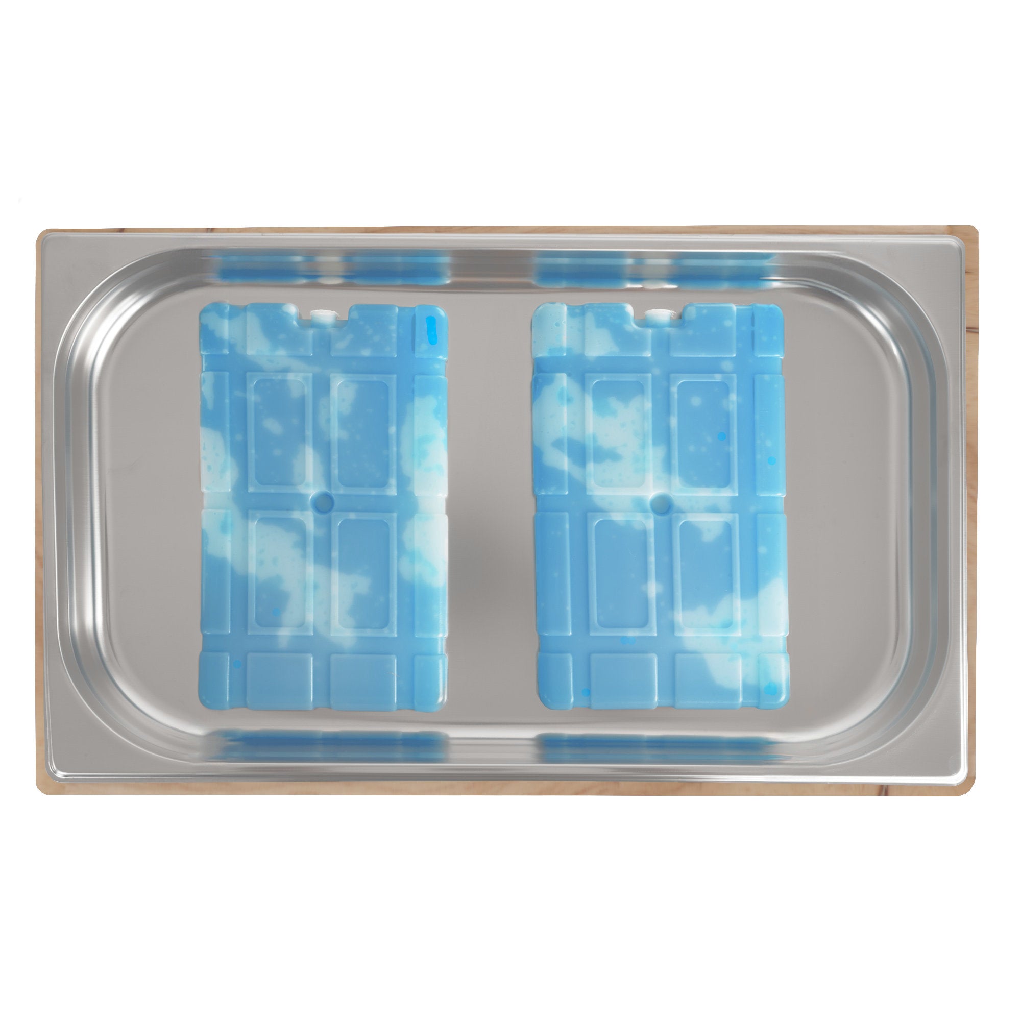 Kühl Servierplatte, 53 x 34 x 27 cm, GN 1/1, inkl. Holzrahmen