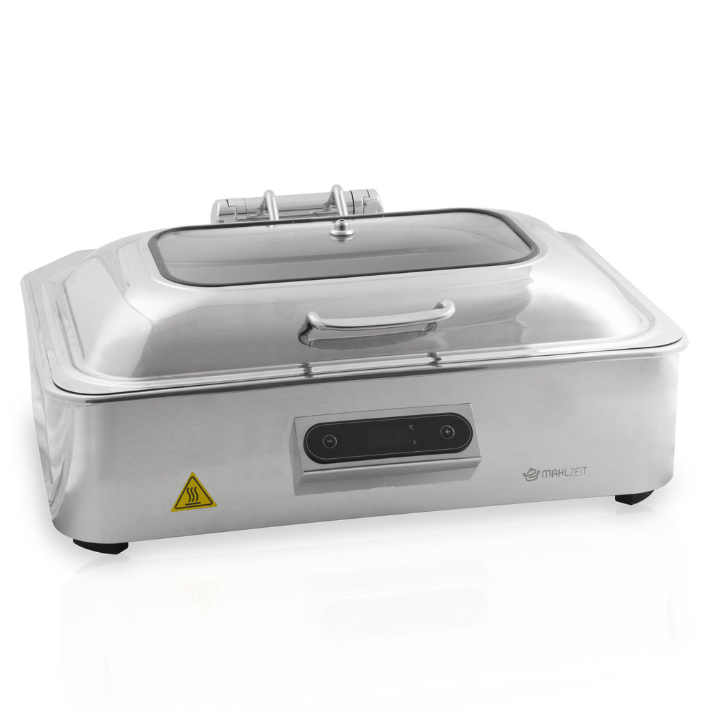 Chafing Dish, Edelstahl, 9,5 Liter, inkl. Display und Deckel