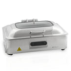 Chafing Dish, Edelstahl, 9,5 Liter, inkl. Display und Deckel