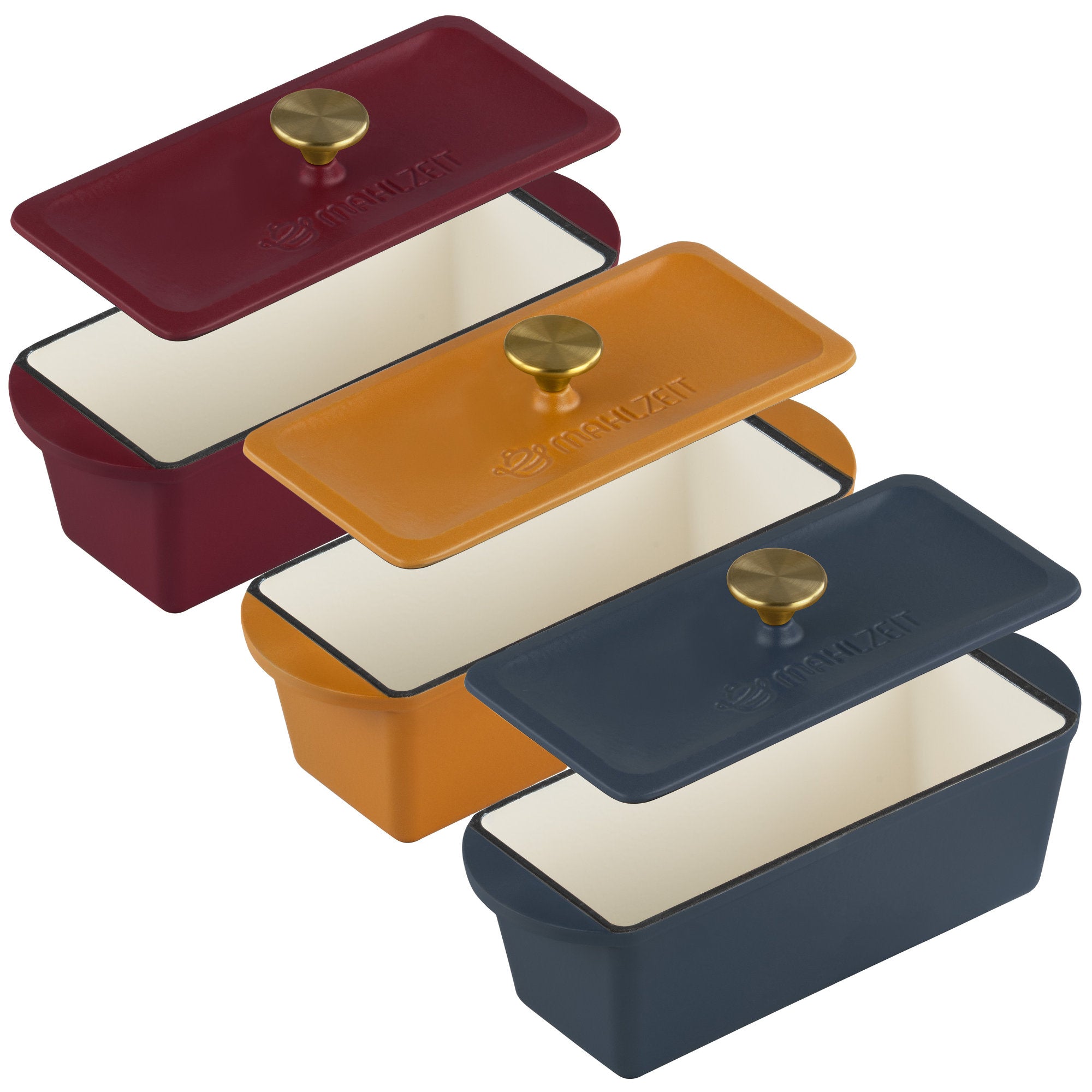 Bräter, 3 Liter, Gusseisen, emailliert, inkl. Deckel