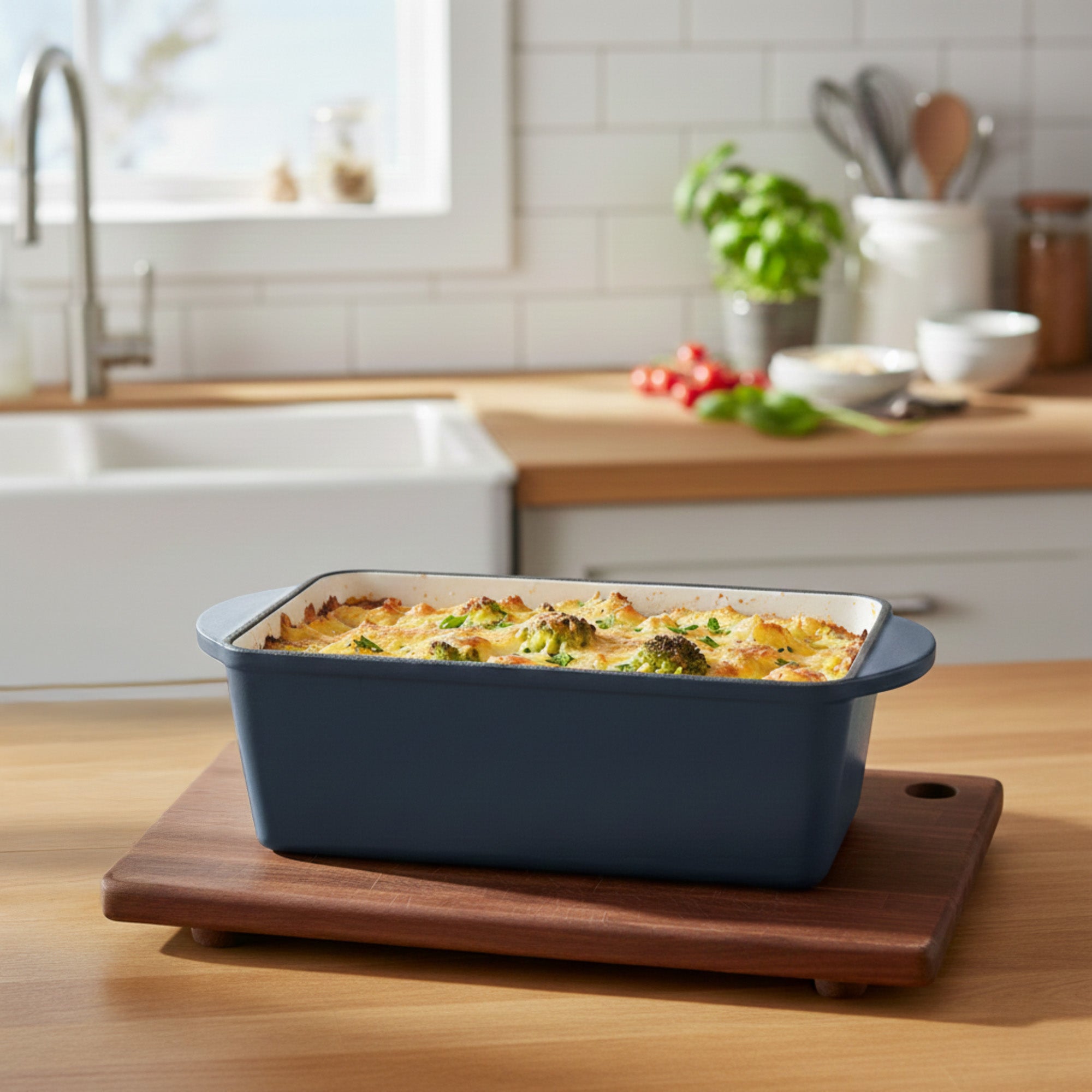 Bräter, 3 Liter, Gusseisen, emailliert, inkl. Deckel