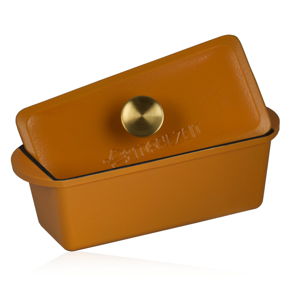 Roasting pan set, 5-piece, cast iron, enamelled