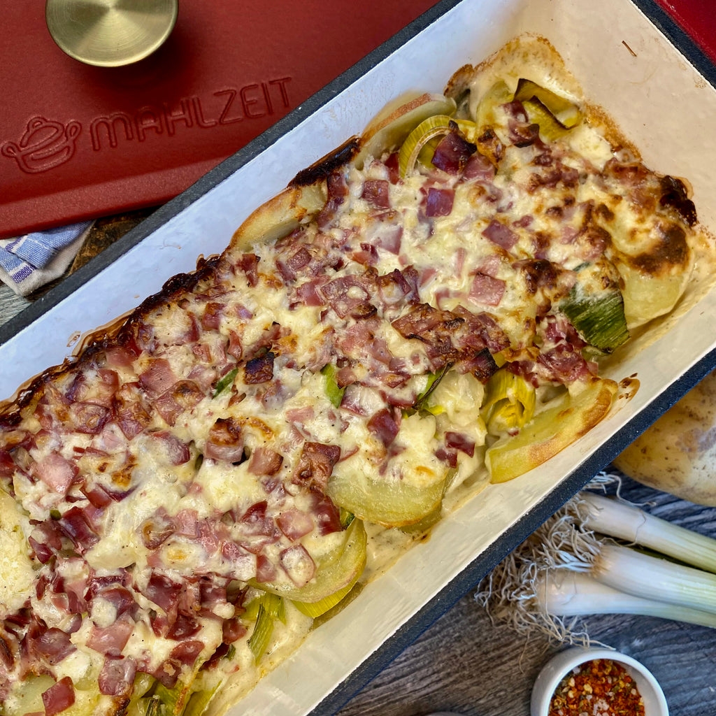 Roasting pan, 3 liters, cast iron, enamelled, including lid