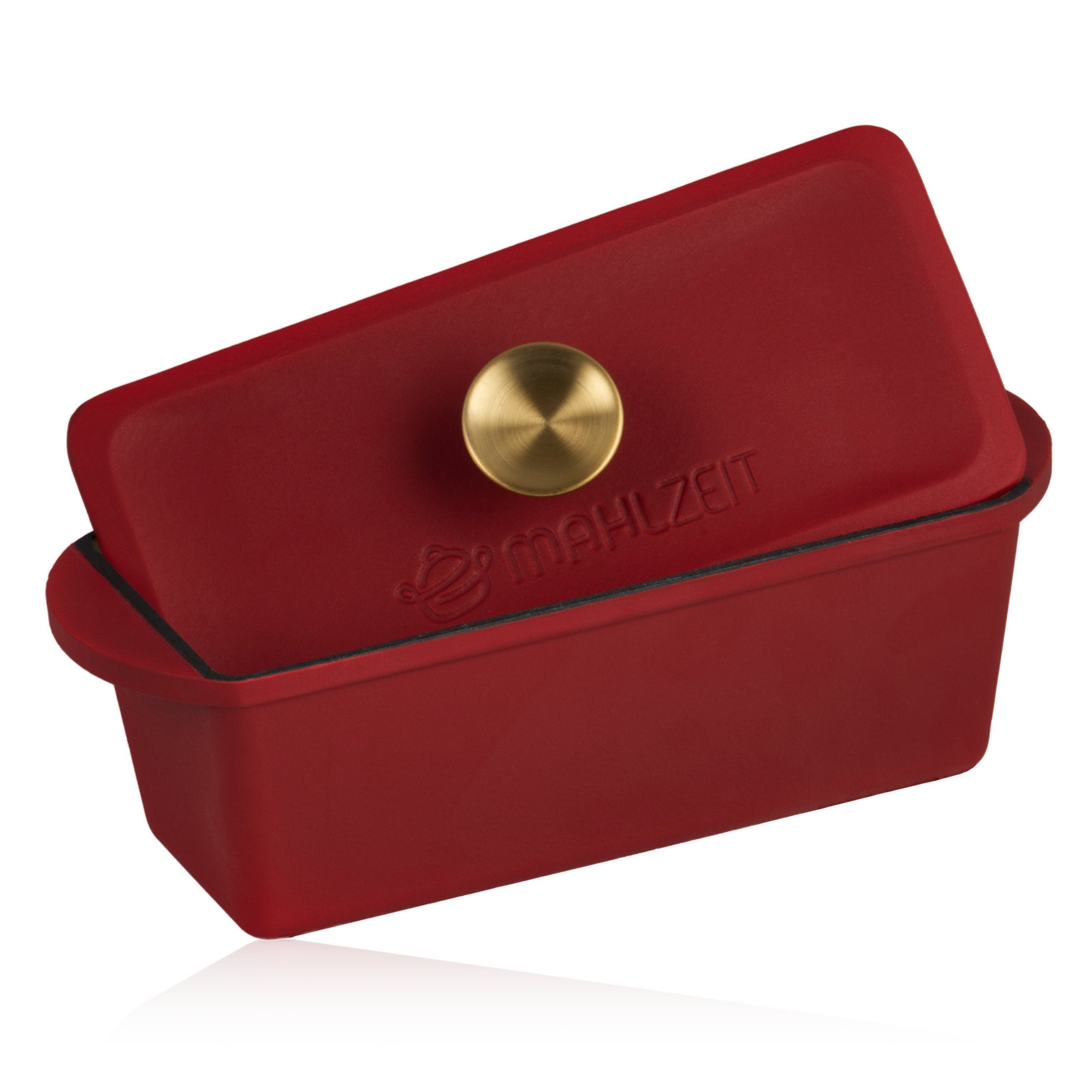 Roasting pan, 3 liters, cast iron, enamelled, including lid