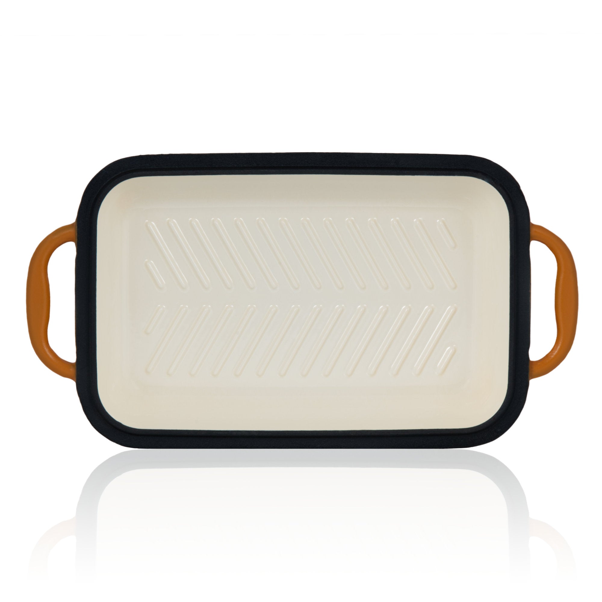 Roasting pan, 4.8 liters, cast iron, enamelled, including lid