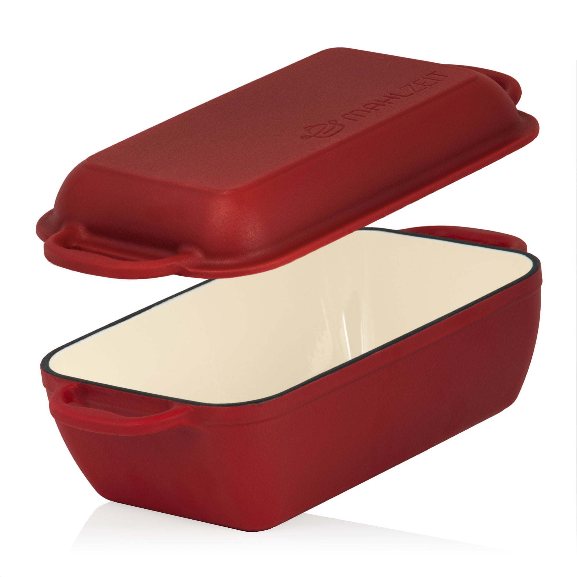 Roasting pan, 4.8 liters, cast iron, enamelled, including lid