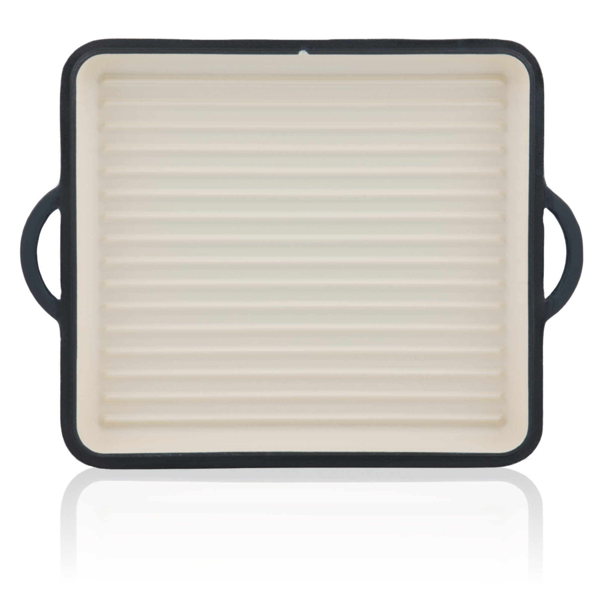 Roasting pan, 10.5 liters, cast iron, enamelled, including lid