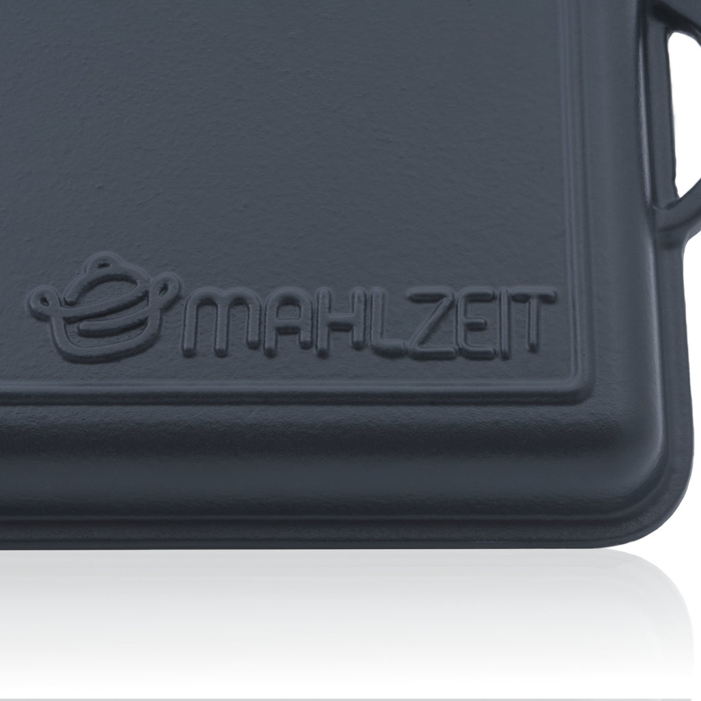 Roasting pan, 10.5 liters, cast iron, enamelled, including lid