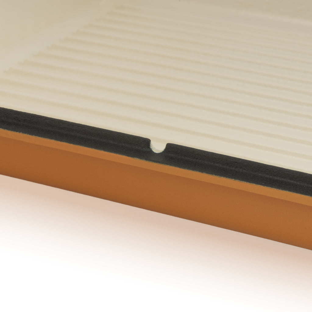 Roasting pan set, 3-piece, cast iron, enamelled