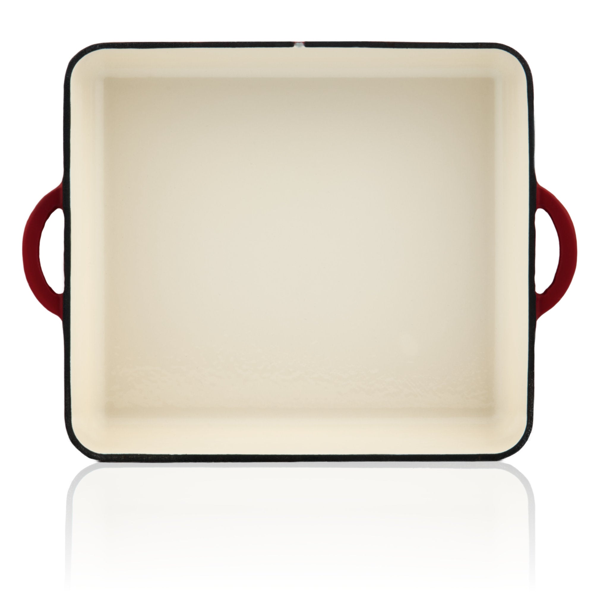 Roasting pan, 10.5 liters, cast iron, enamelled, including lid