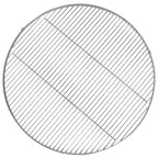 Grill grate, stainless steel, round, including rope suspension
