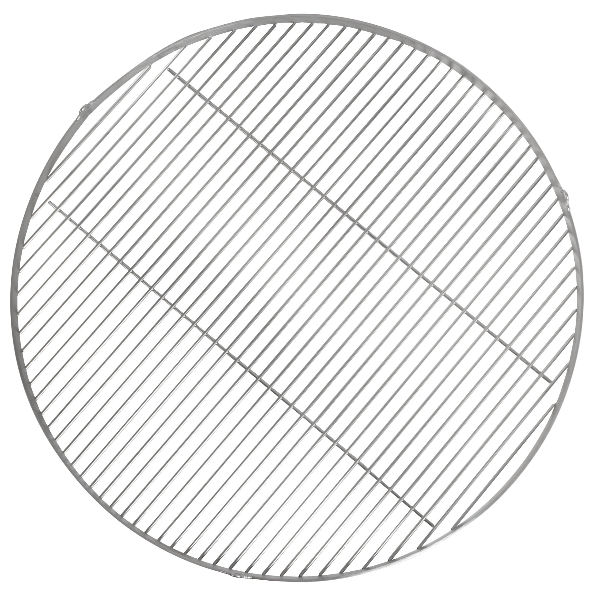 Grille de barbecue ronde en acier inoxydable avec suspension par corde