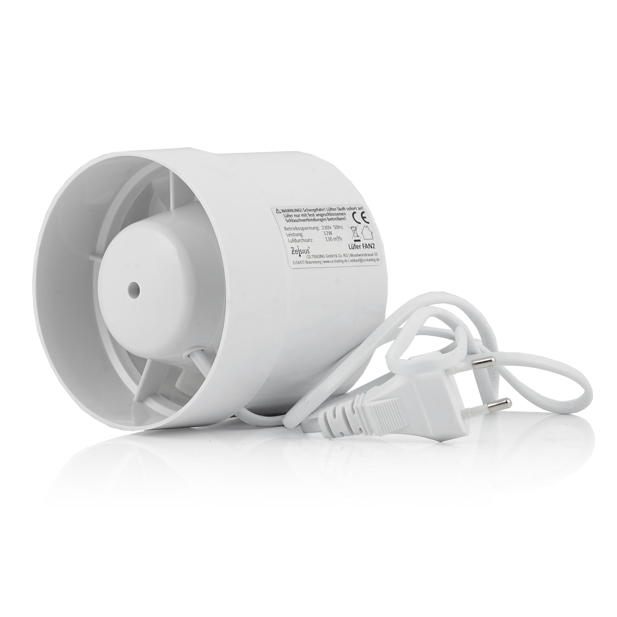 Kit de culture « Basique », Ø100 mm, comprenant un extracteur d’air, un filtre à charbon actif et un tuyau flexible.