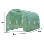 Foil greenhouse, (H) 2 m, galvanized steel tube, PE mesh film