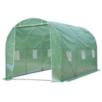 Foil greenhouse, (H) 2 m, galvanized steel tube, PE mesh film