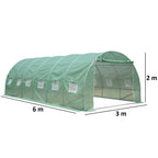 Foil greenhouse, (H) 2 m, galvanized steel tube, PE mesh film