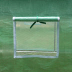 Foil greenhouse, (H) 2 m, galvanized steel tube, PE mesh film
