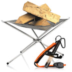 Feuerstahl Set, inkl. Feuerstahl mit Feuerstarter und mobiler Feuerstelle