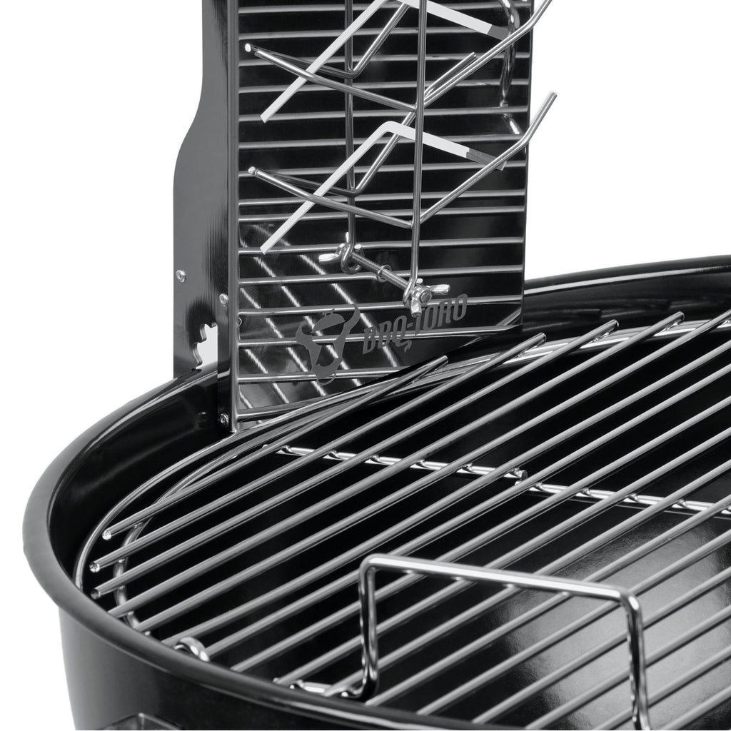 Planche à saumon grillée à la flamme, en acier inoxydable, avec support