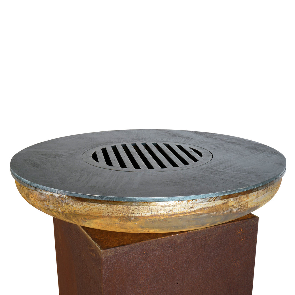 Brasero avec anneau de grille, Ø 82 cm, acier