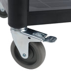 Servierwagen, bis 150 kg, mit Rollen, 3 Etagen