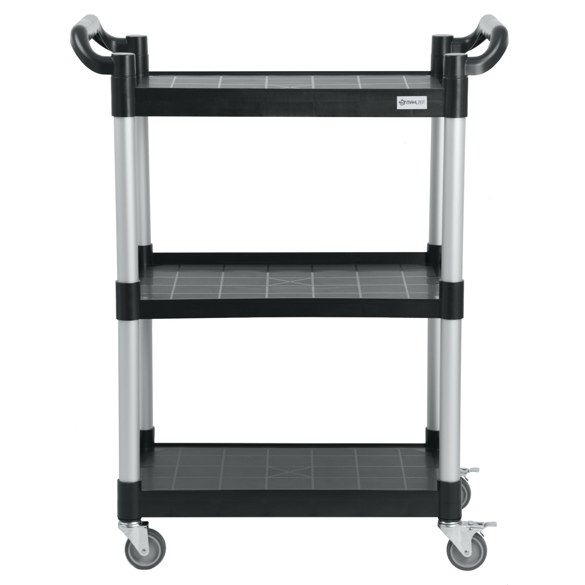 Servierwagen, bis 150 kg, mit Rollen, 3 Etagen