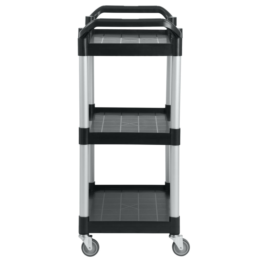 Servierwagen, bis 150 kg, mit Rollen, 3 Etagen