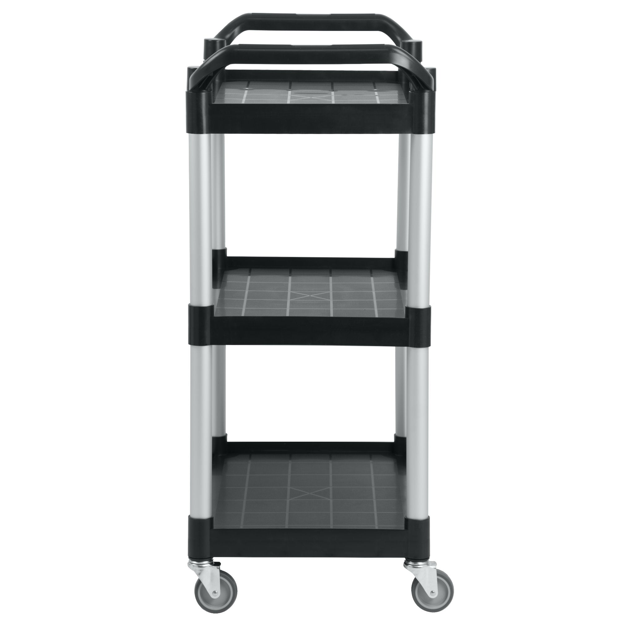 Servierwagen, bis 150 kg, mit Rollen, 3 Etagen
