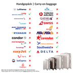 "Rillen" suitcases, set of 4, ABS travel suitcases, with combination lock