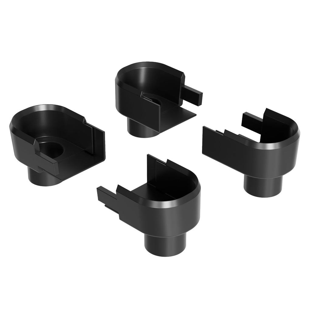 Gewächshaus Rinnenauslass 4er Set, Kunststoff