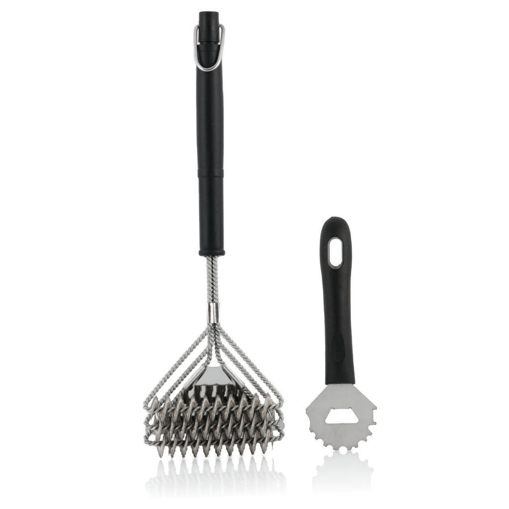 Brosse pour barbecue, lot de 2, ergonomique