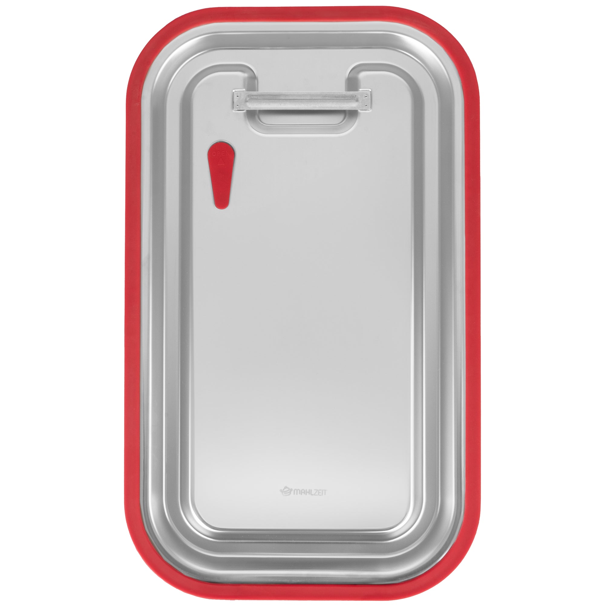 Lid for GN containers, stainless steel, with silicone rim