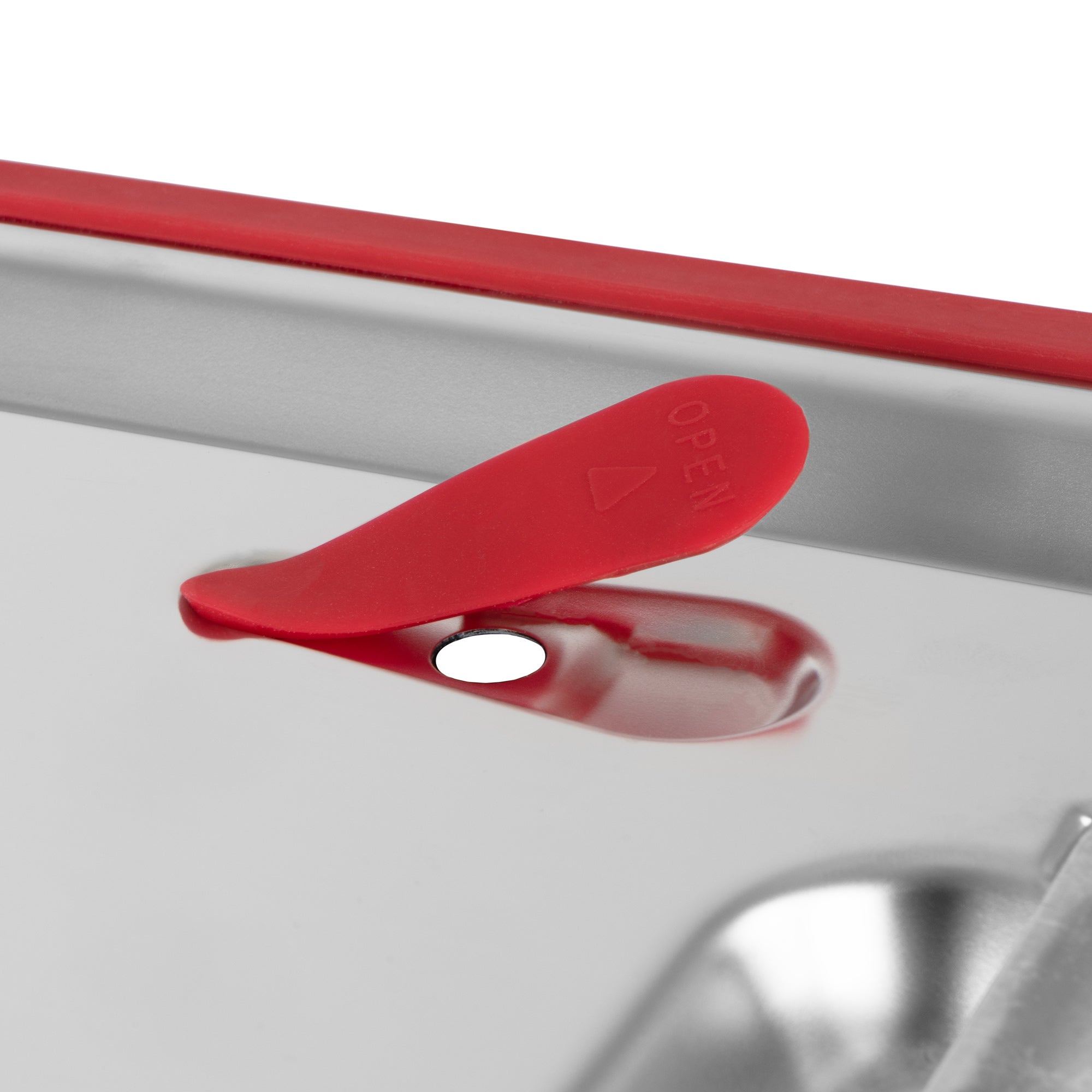 Lid for GN containers, stainless steel, with silicone rim