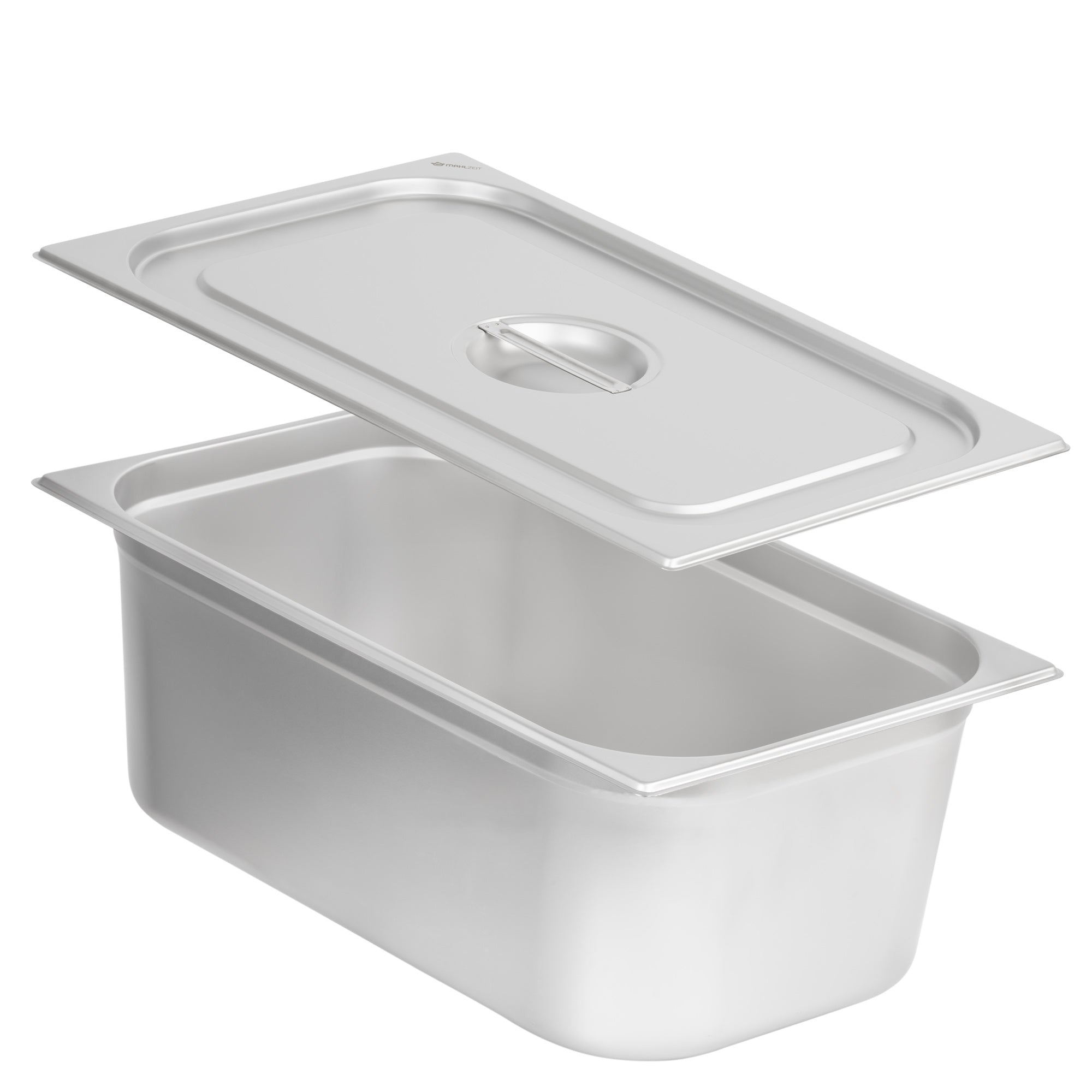 GN container for chafing dish, stainless steel, including lid