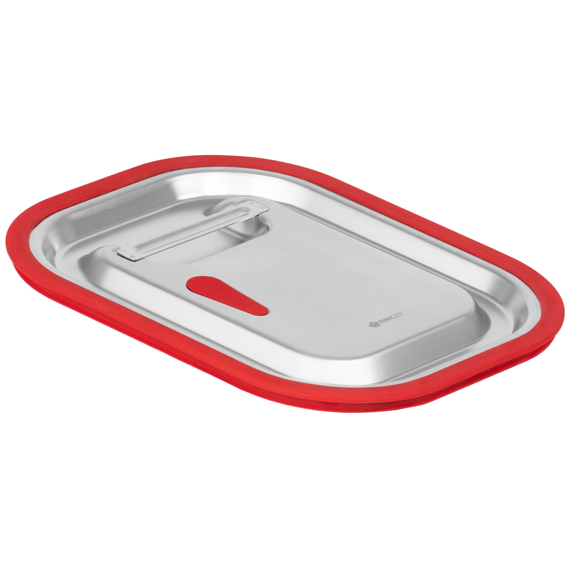 Lid for GN containers, stainless steel, with silicone rim