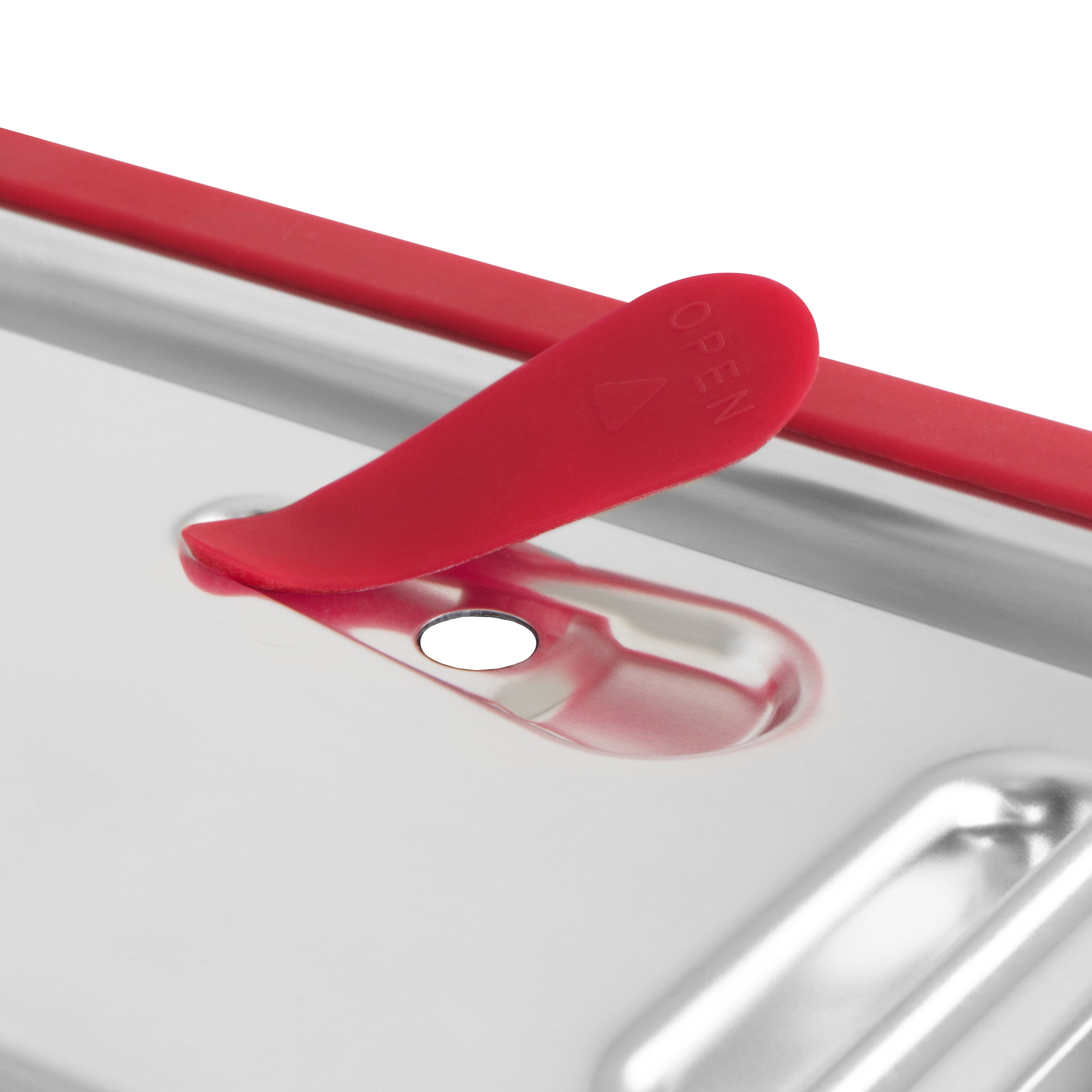 Lid for GN containers, stainless steel, with silicone rim