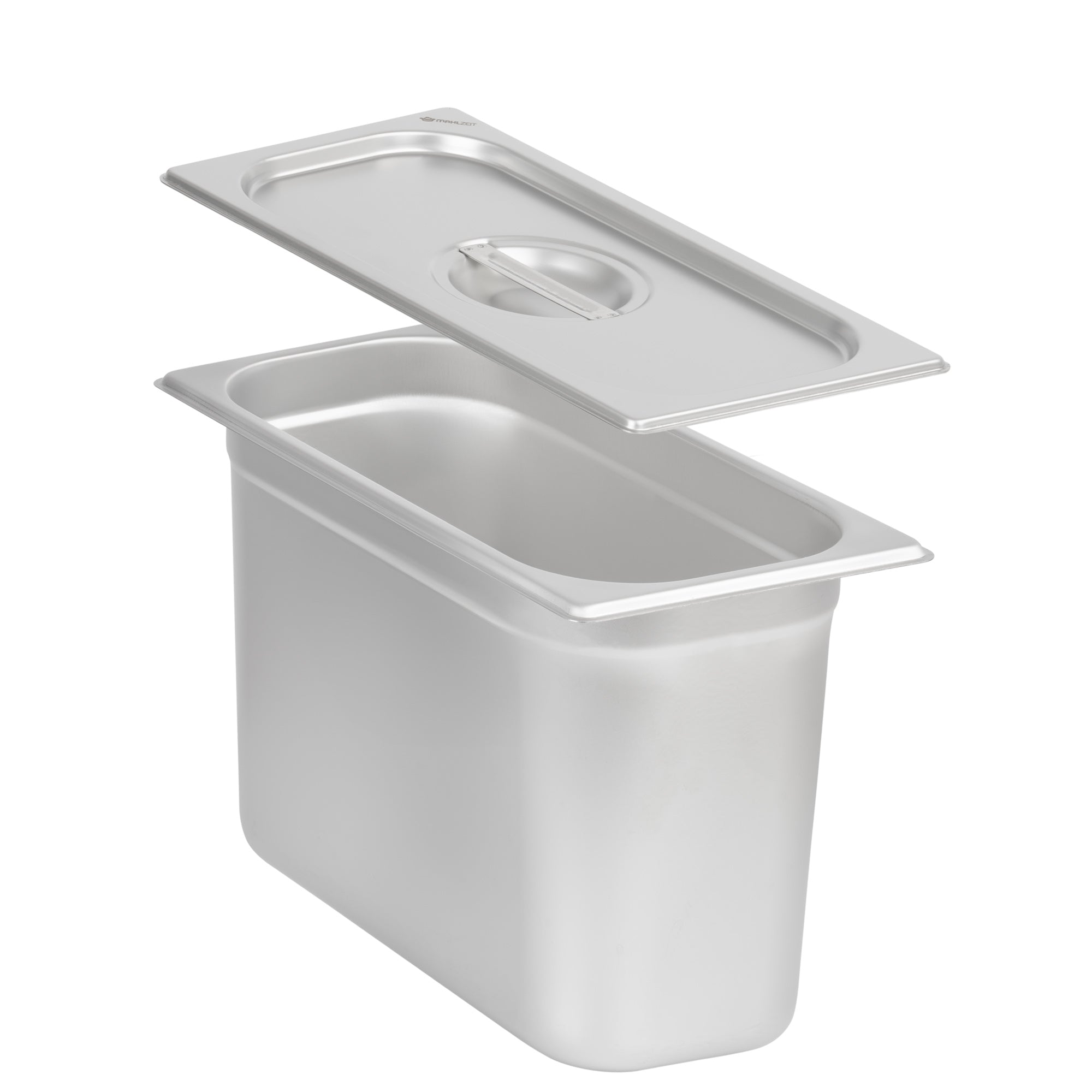 GN container for chafing dish, stainless steel, including lid