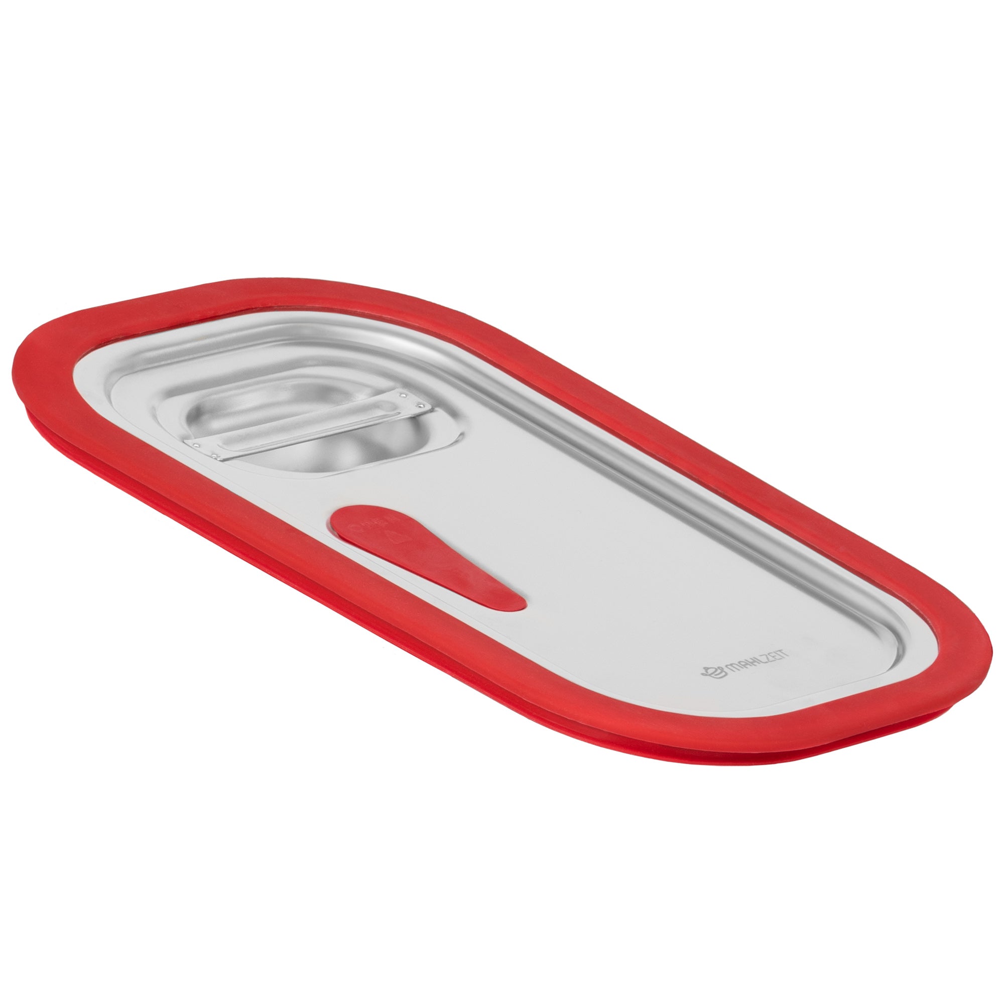 Lid for GN containers, stainless steel, with silicone rim