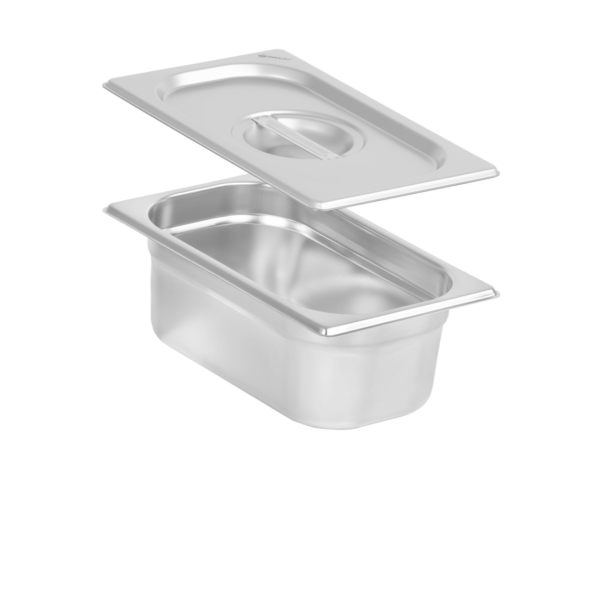 GN container for chafing dish, stainless steel, including lid