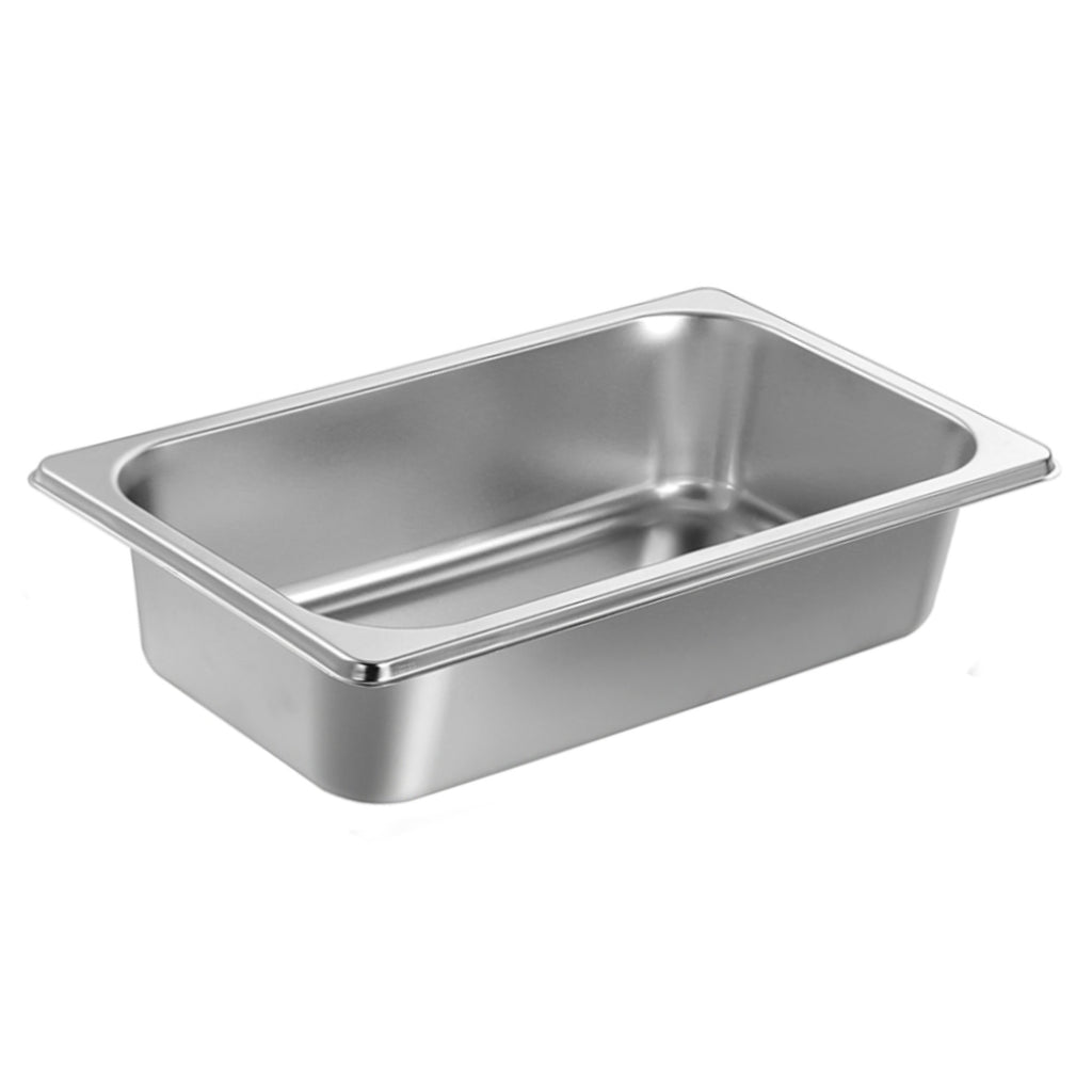 GN 1/4 container, stainless steel, (H) 65 mm, for chafing dish