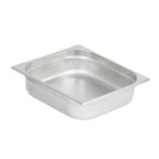 GN containers for chafing dishes, stainless steel