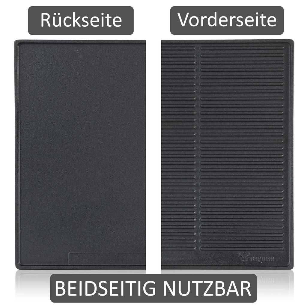 Wendeplatte, Gusseisen, Grillplatte