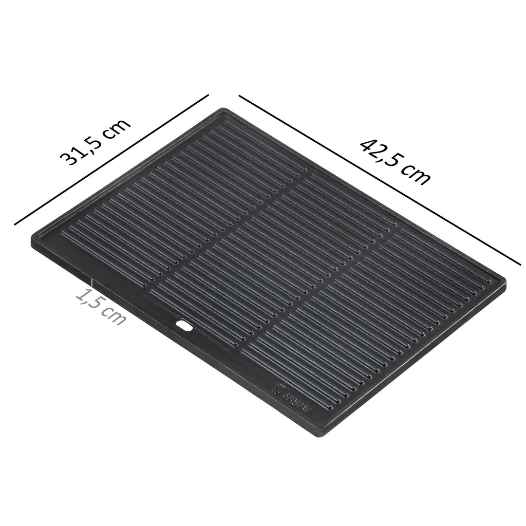 Wendeplatte, Gusseisen, Grillplatte