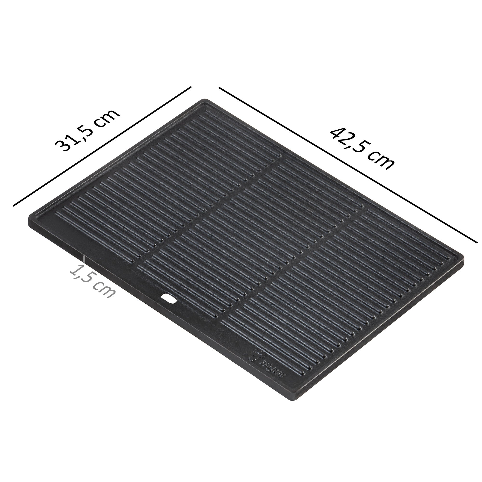 Wendeplatte, Gusseisen, Grillplatte