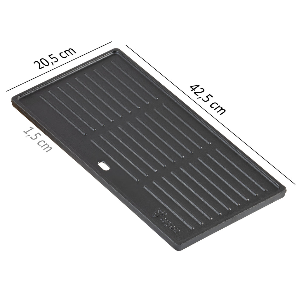 Wendeplatte, Gusseisen, Grillplatte