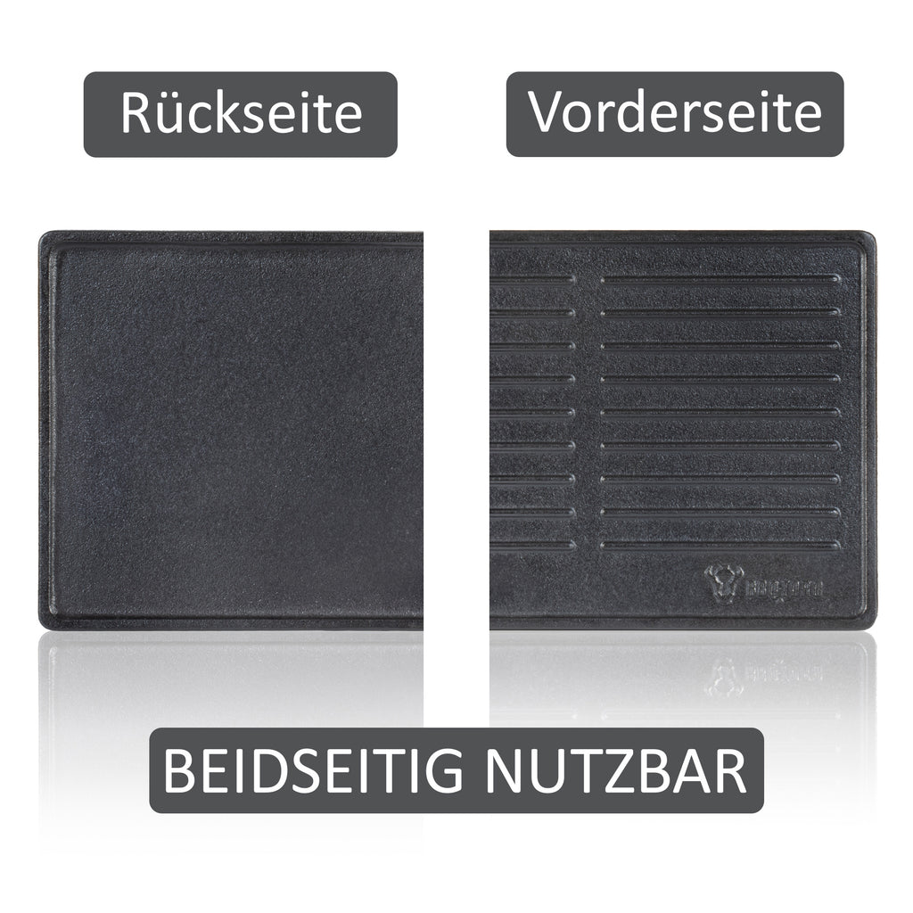 Wendeplatte, Gusseisen, Grillplatte