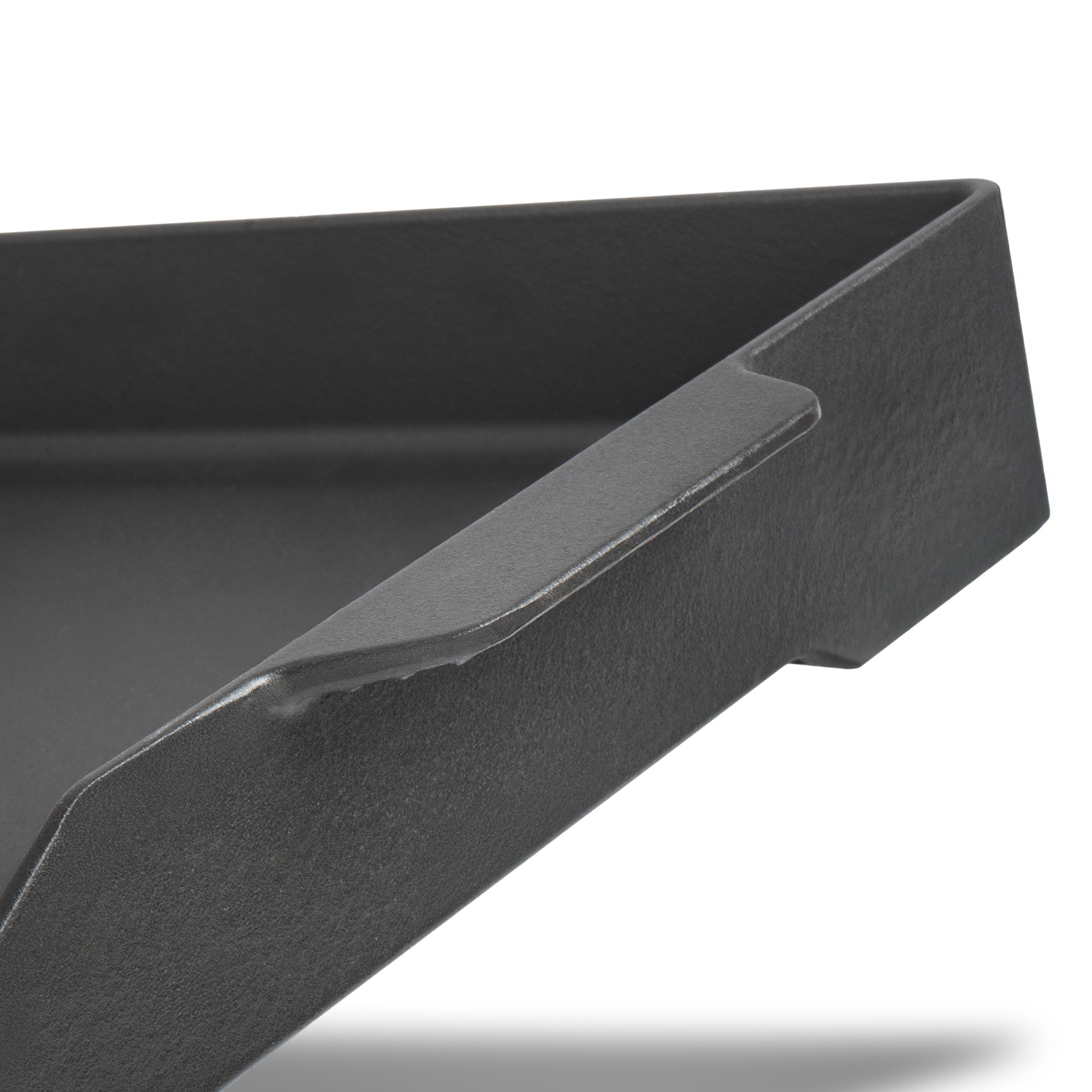 Plancha, 47 x 36 cm, en fonte émaillée mate, avec plateau de cuisson