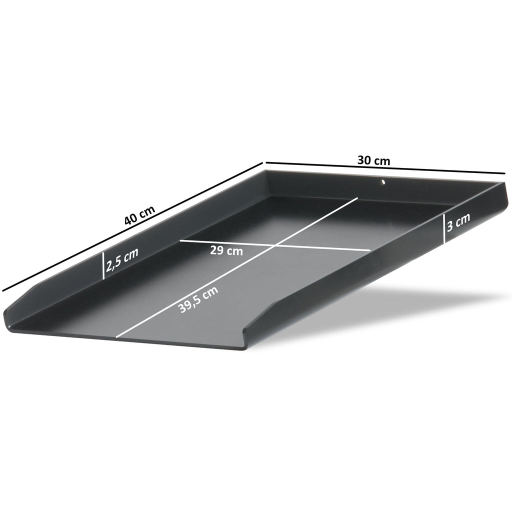 Grillplatte, 30 x 40 cm, keramikbeschichtet
